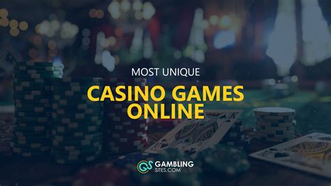 unique casino games|Unique casino games that will blow your mind .